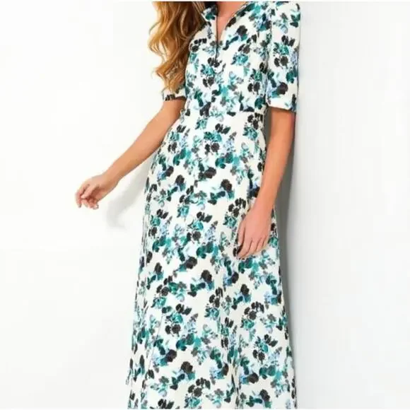 TUCKERNUCK Budding Bluebell Hadley linen Midi Dress NWT Size XXXL - Picture 2 of 5